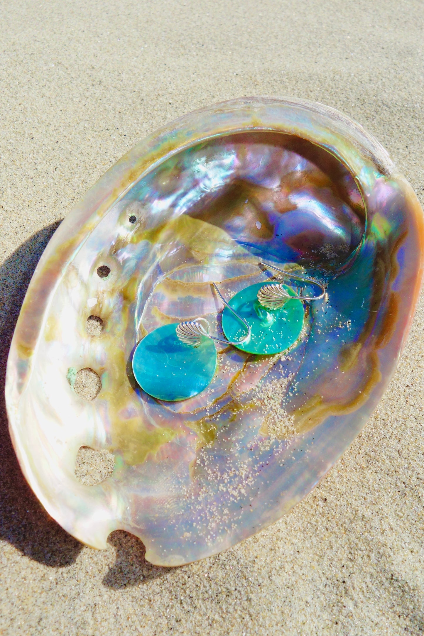 Ocean Breeze Shell Earrings
