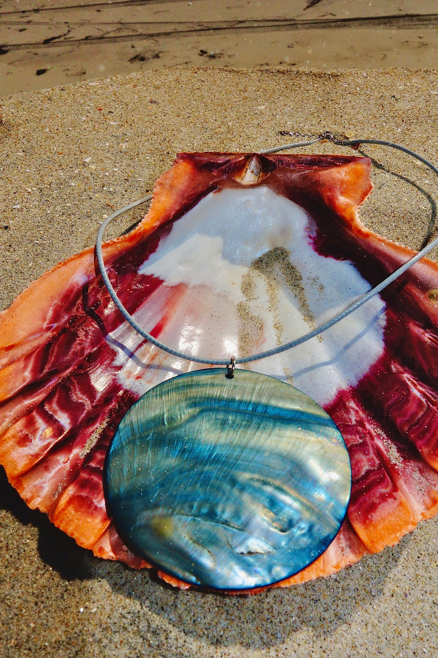 Blue Lagoon Shell Necklace