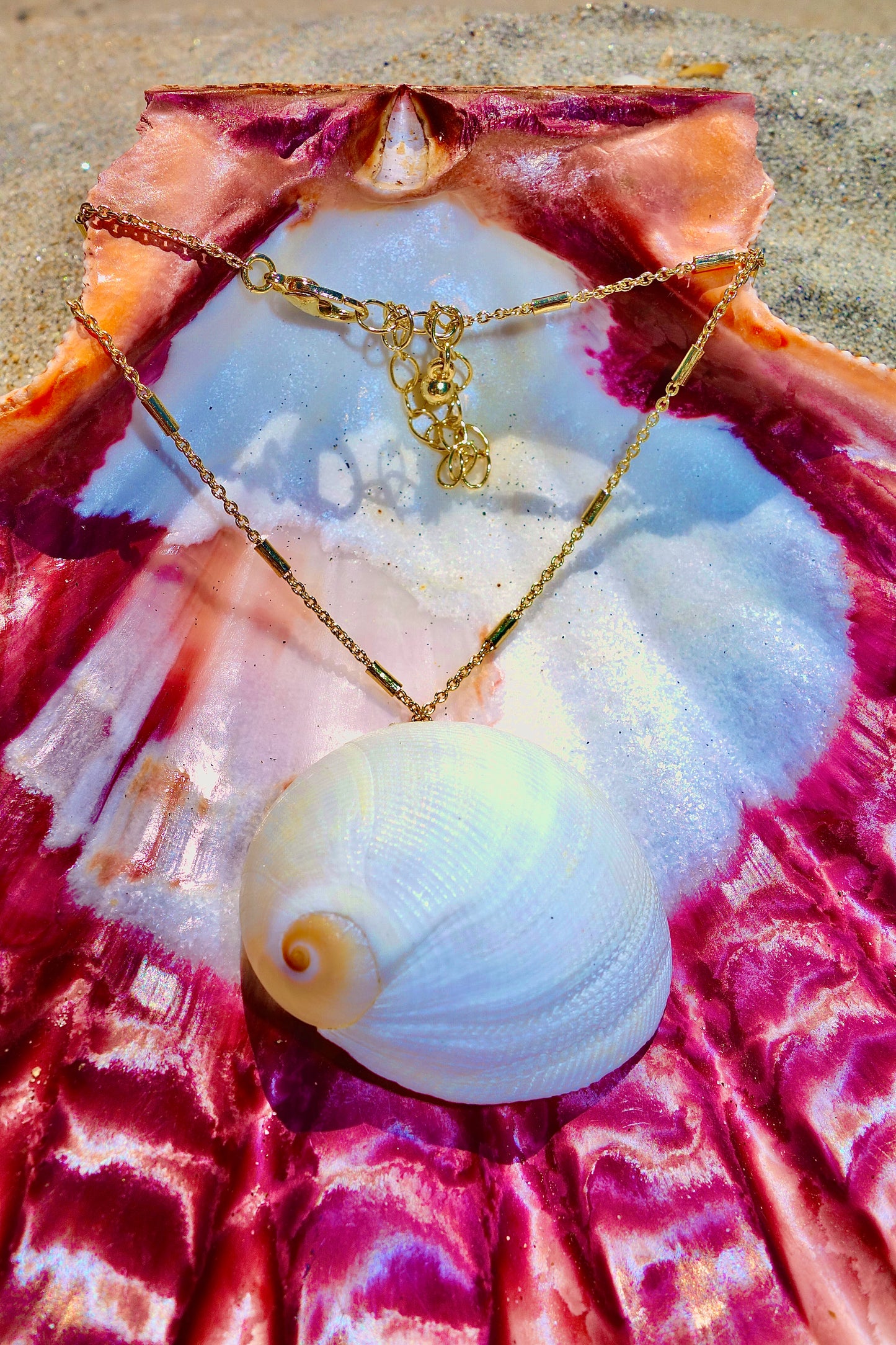 Golden Nautilus Necklace