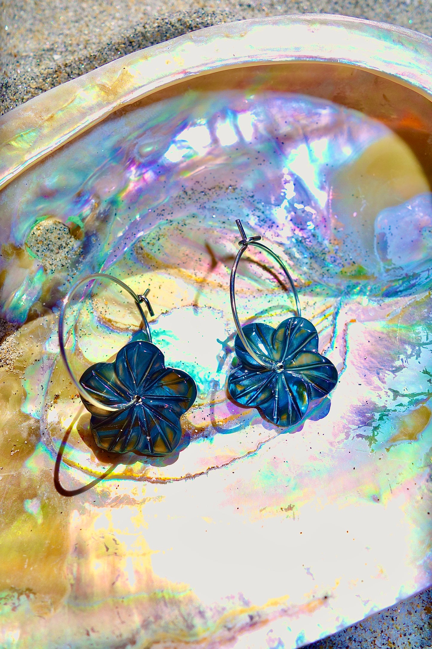 Seaborne Wildflower Hoops