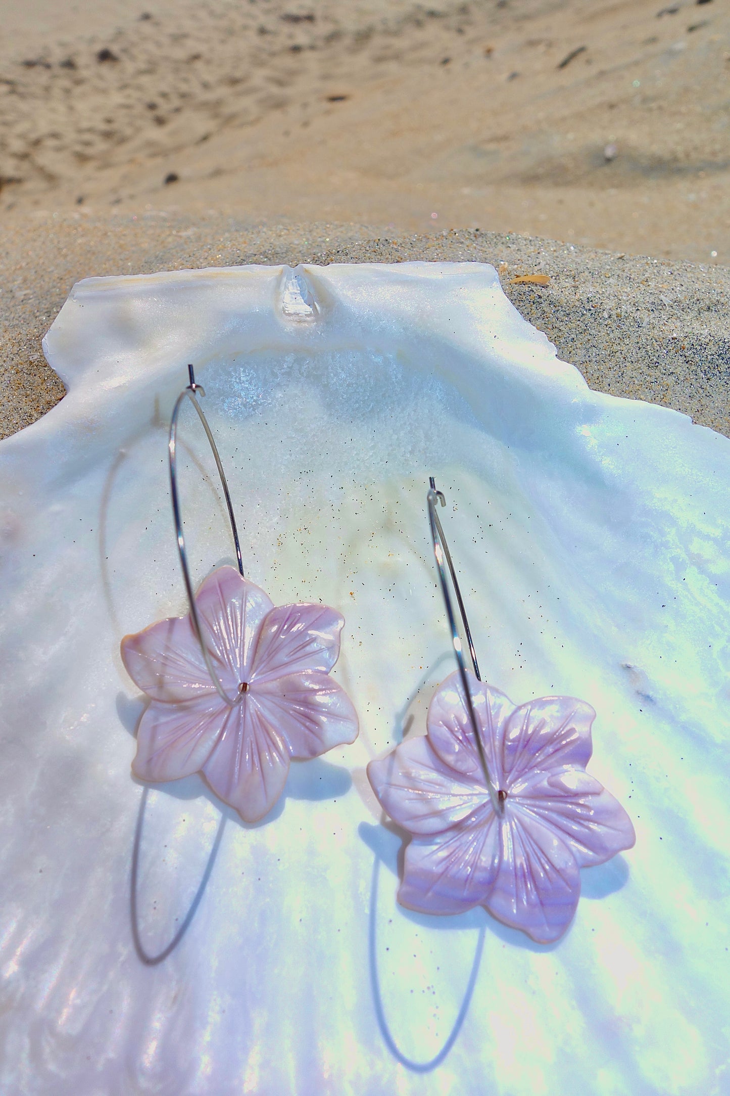 Lilac Tide Hoops