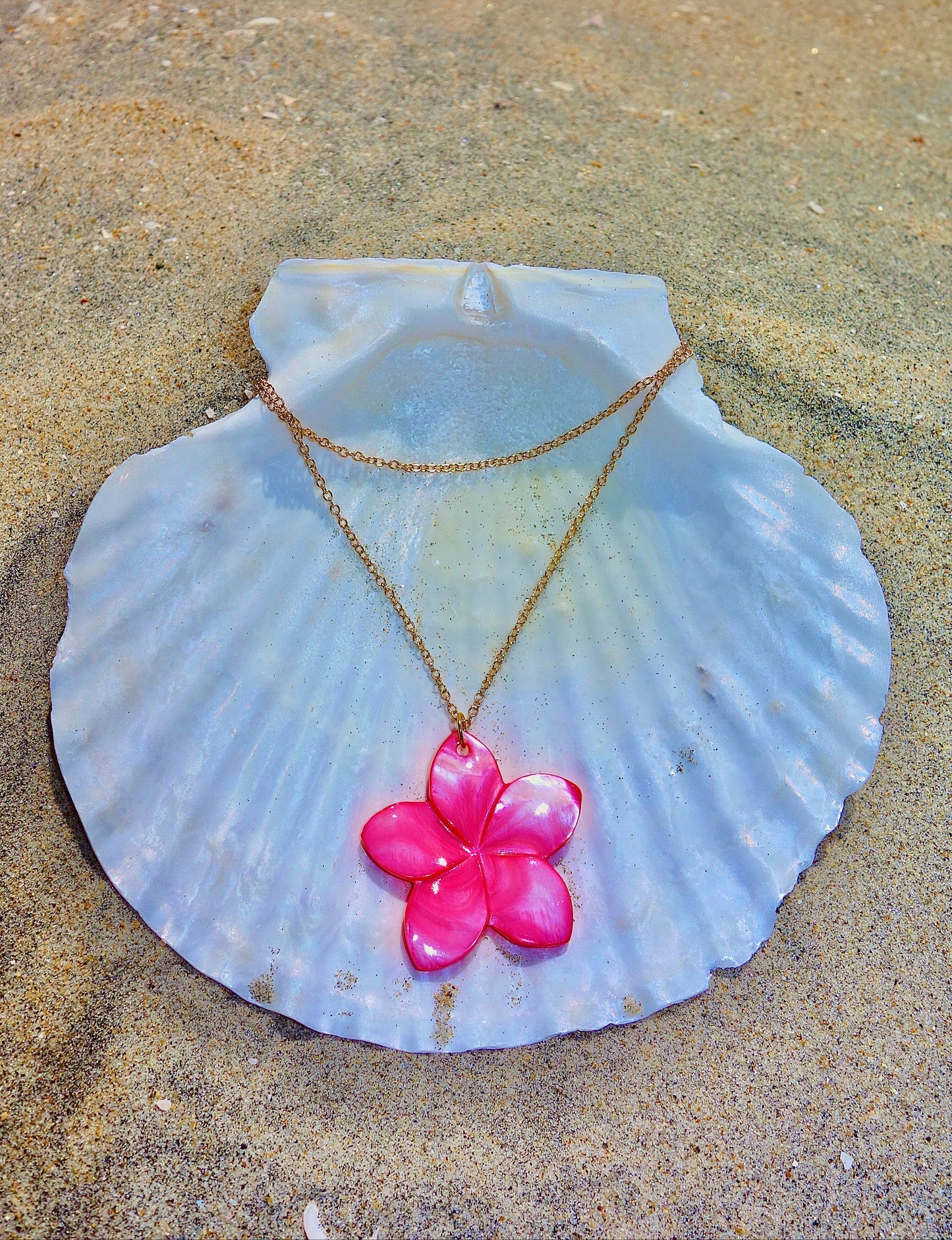 Pink Paradise Shell Necklace