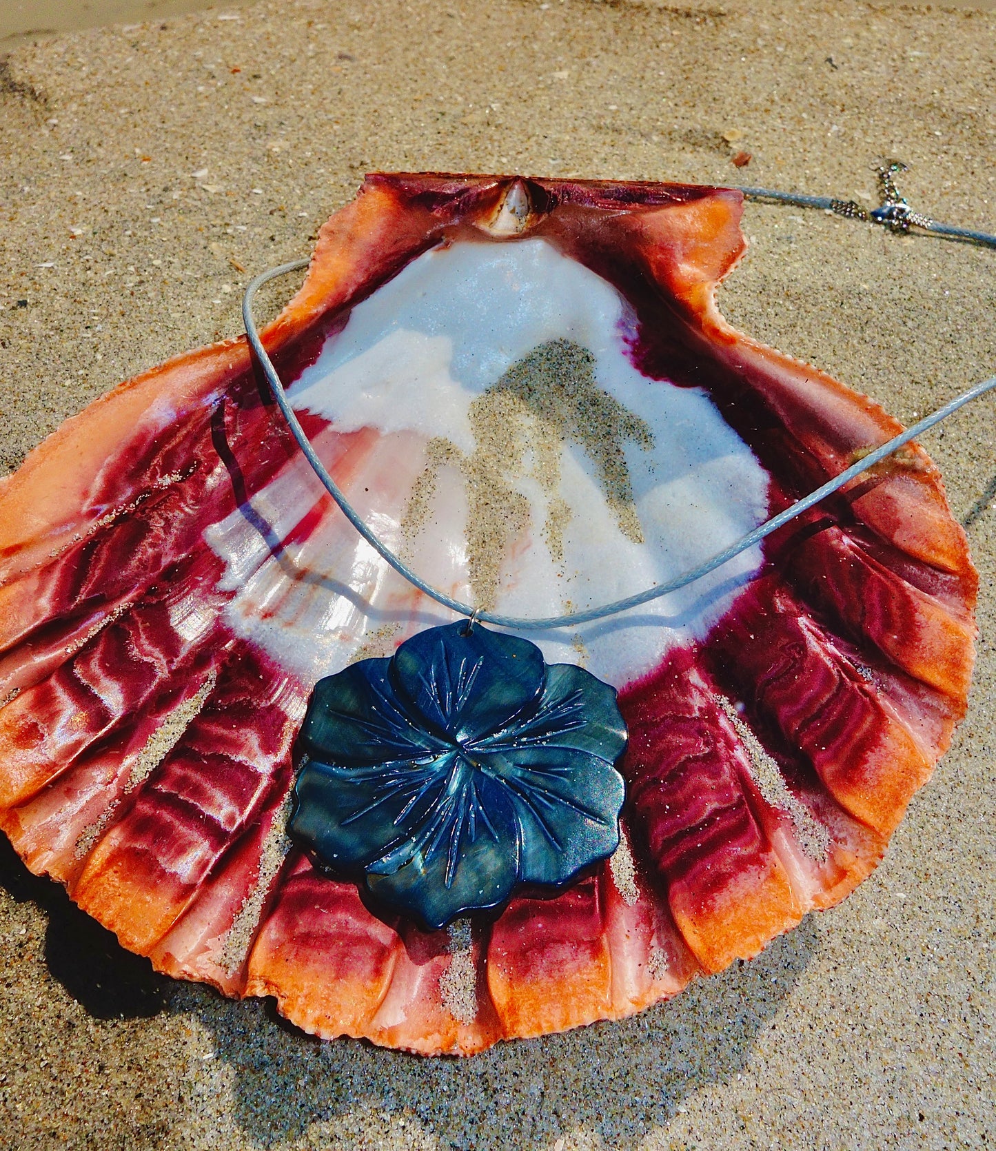 Pacific Petal Floral Pendant