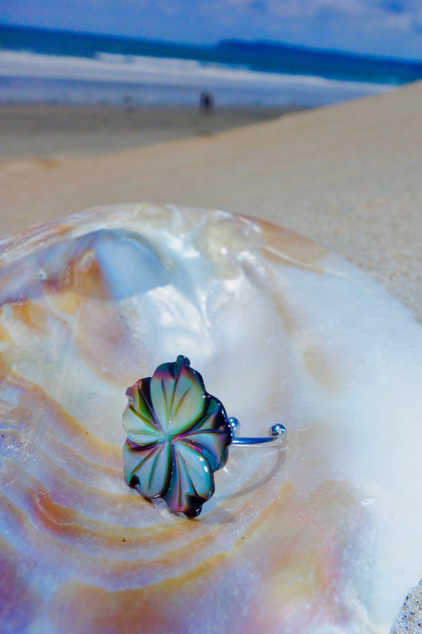 Midnight Reef Bloom Ring