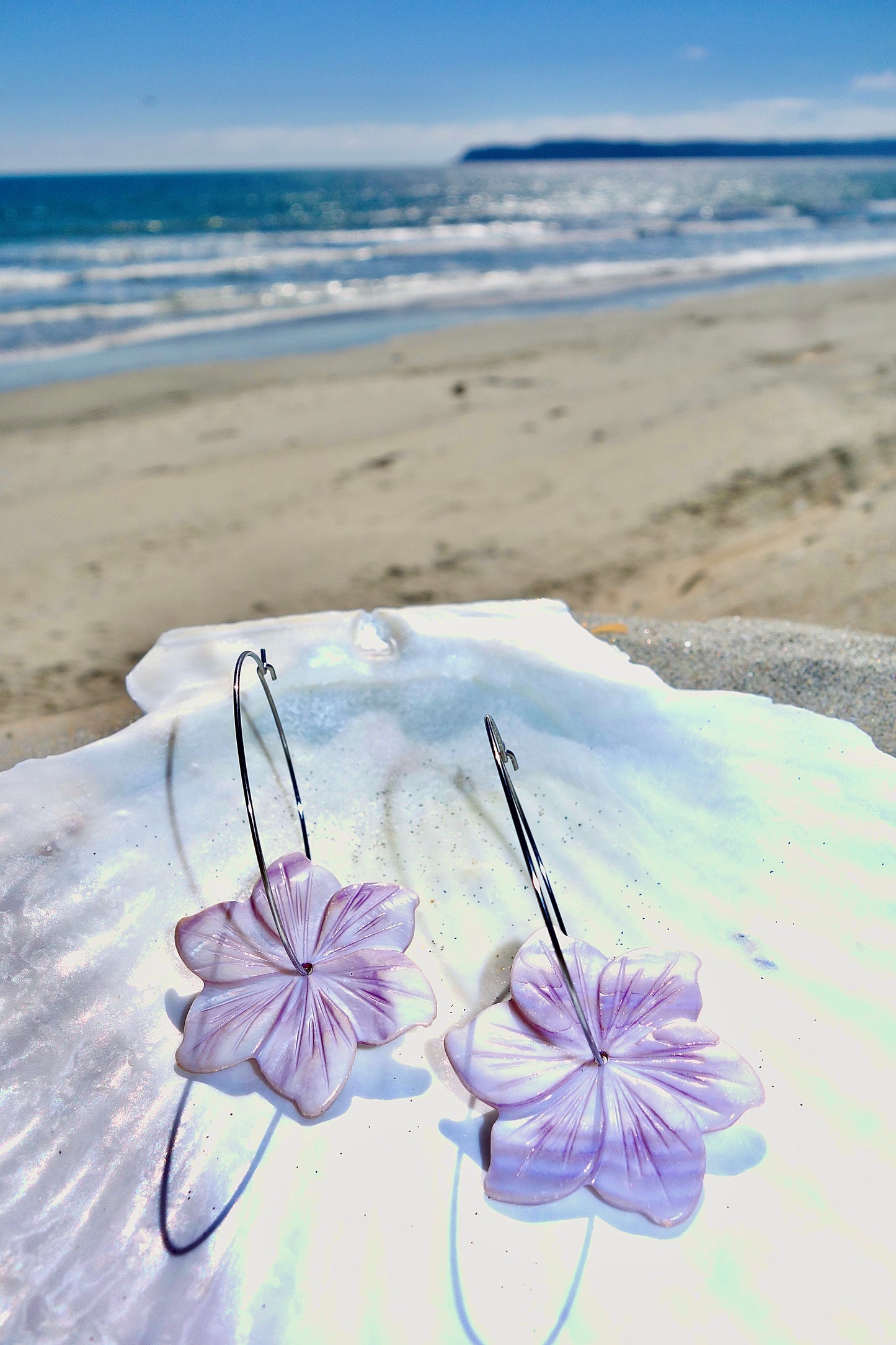 Lilac Tide Hoops