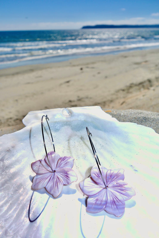 Lilac Tide Hoops