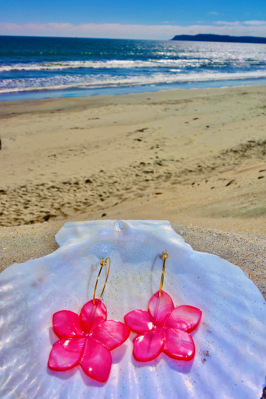 Pink Paradise Shell Earrings